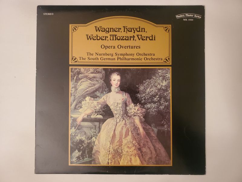 The Nurnberg Symphony Orchestra, The South German Philharmonic Orchestra Wagner, Haydn, Weber, Mozart, Verdi: Opera Overtures vinyl record